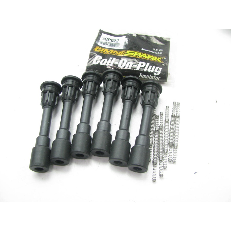 (6) Omnispark CP022 Coil On Plug Boots For 1995-2003 Mazda 2.3L-V6