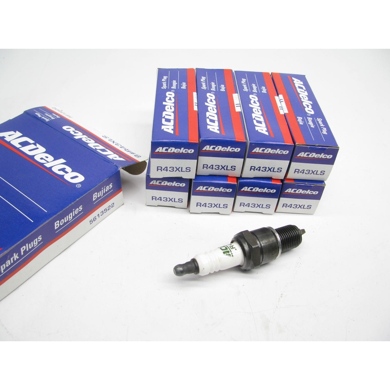 (8) Acdelco R43XLS Ignition Spark Plugs - Conventional