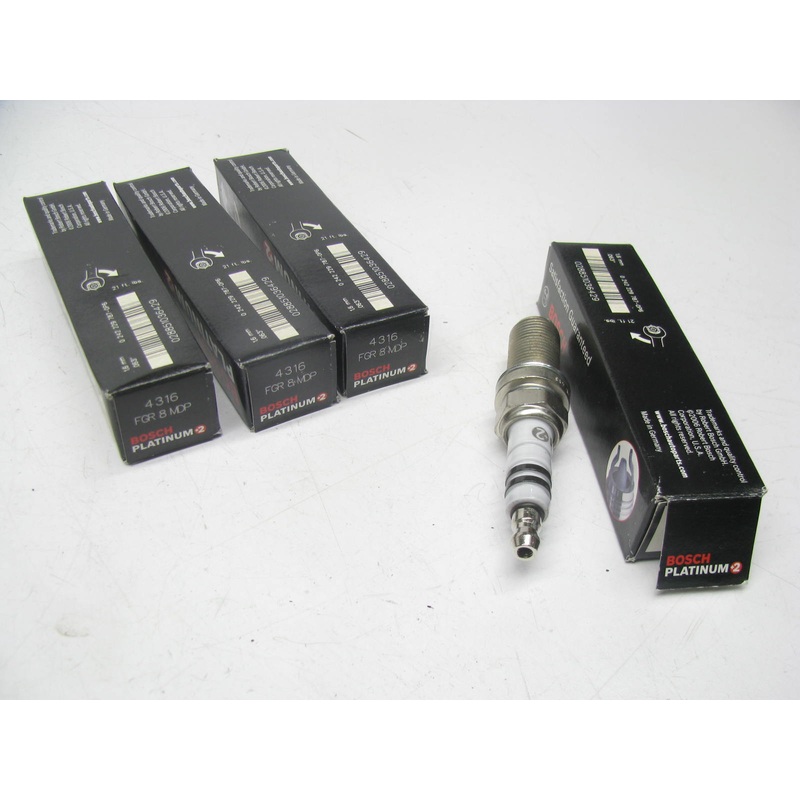 (4) Bosch 4316 Ignition Platnium +2 Spark Plug