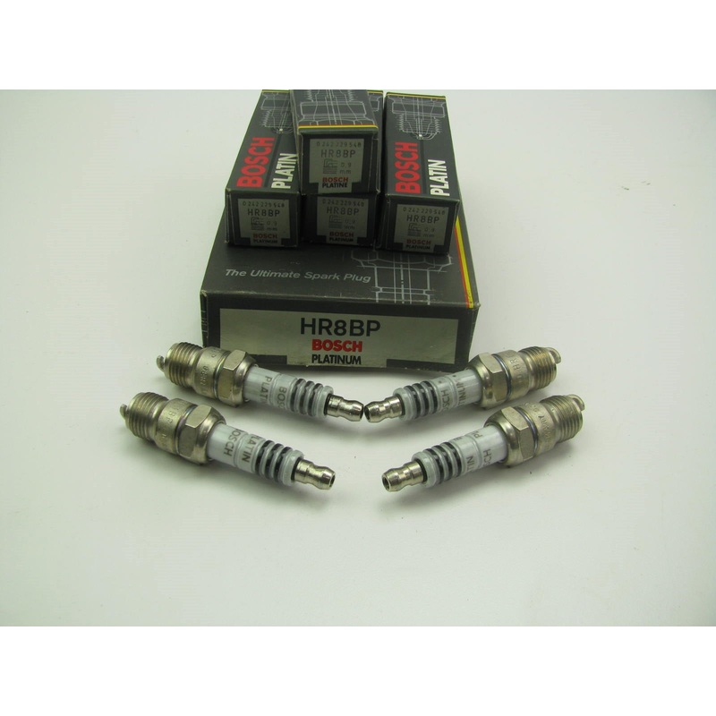 (4) Bosch HR8BP PLATINUM Spark Plugs - .035 GAP