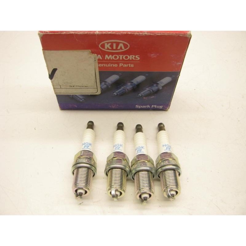 (4) Brand New Genuine Spark Plugs OEM For 2003-2005 KIA Rio NGK BKR6ES-11