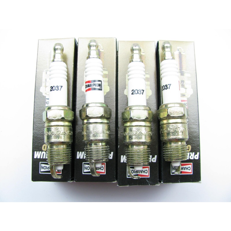 (4) Champion 2037 Spark Plugs