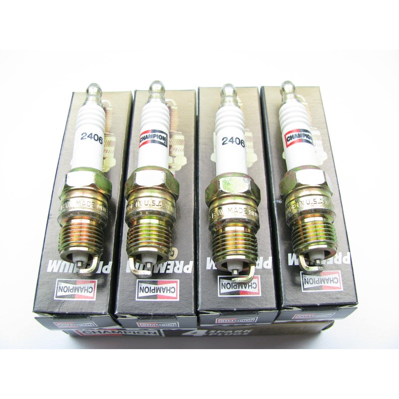 (4) Champion 2406 Spark Plugs