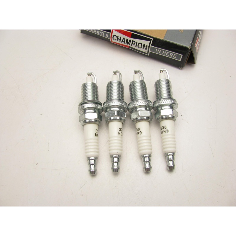 (4) Champion RC12ECC Spark Plugs