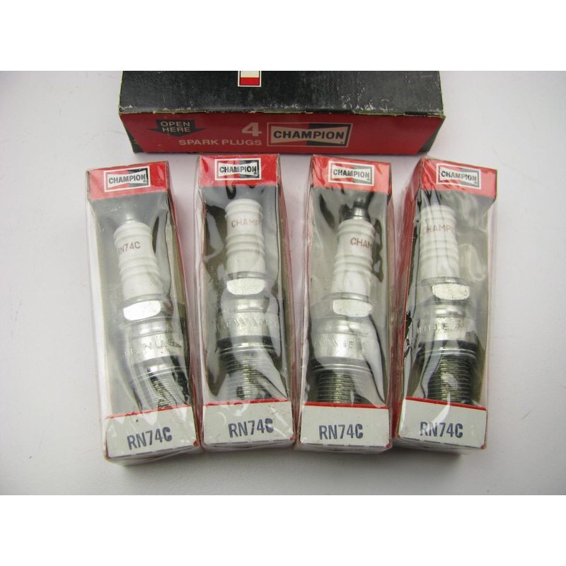 (4) Champion RN74C Spark Plugs   # 323