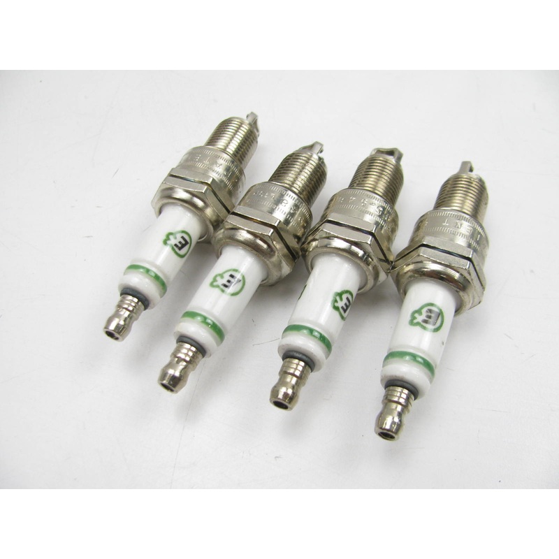 (4) E3 E3-46 Ignition Spark Plugs - Tapered Seat 14mm 0.750'' Reach