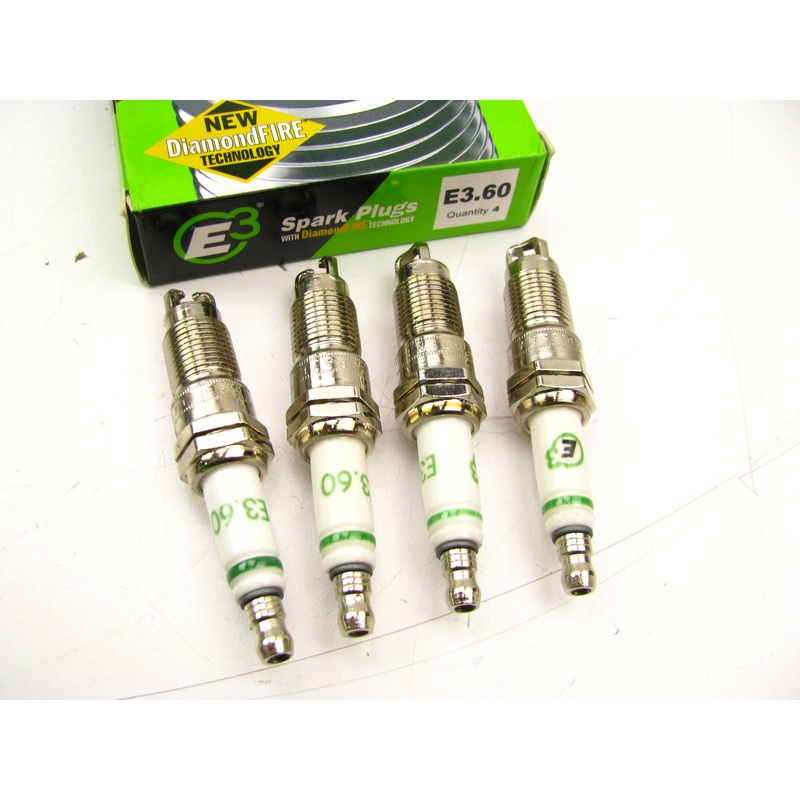 (4) E3 E3-60 Performance Spark Plug - 5/8'' Hex 0.708'' Reach 14mm Thread Diameter