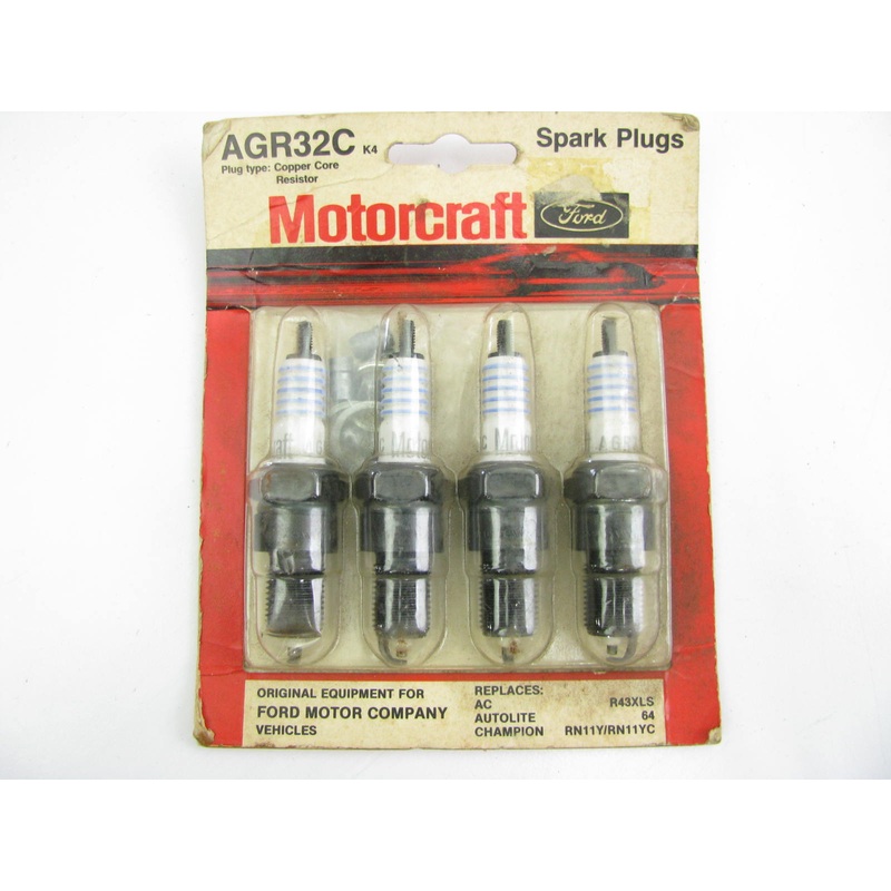 (4) Motorcraft AGR32C Ignition Spark Plugs