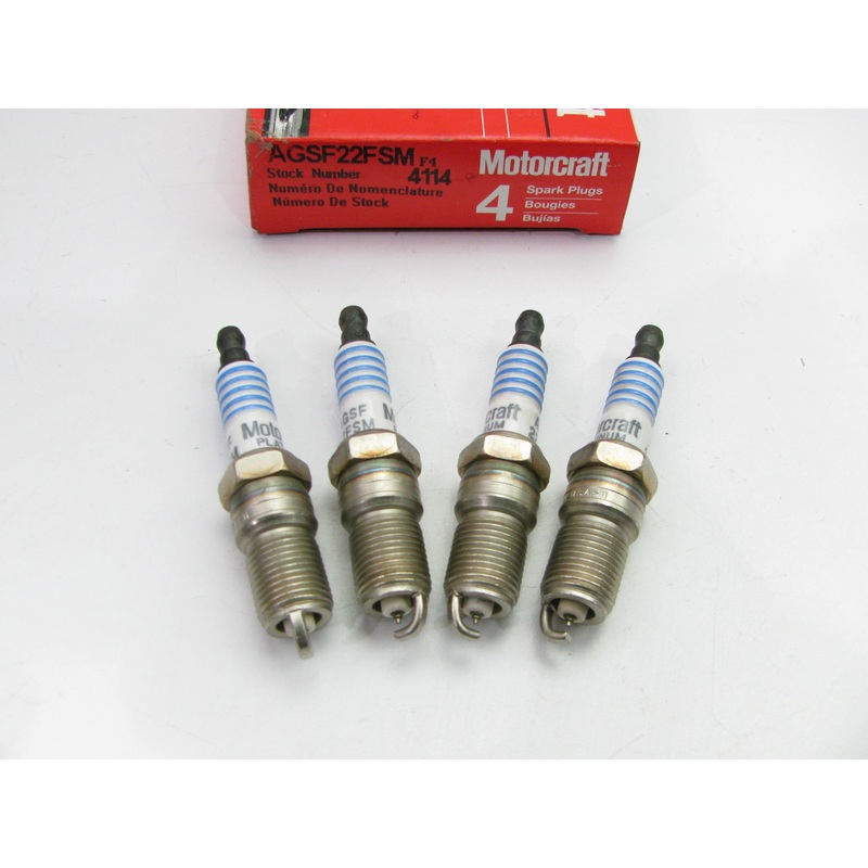 (4) Motorcraft AGSF22FSM Ignition Spark Plugs