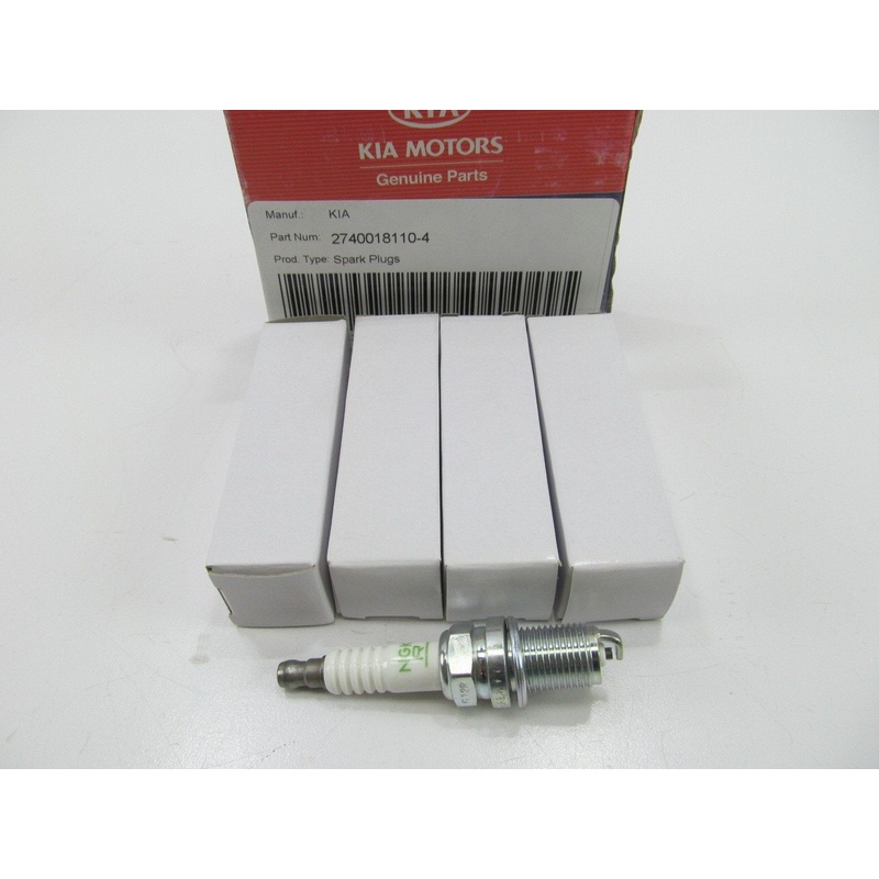 (4) New Genuine OEM For 2000-2004 KIA Spectra Spark Plugs 27400-18110