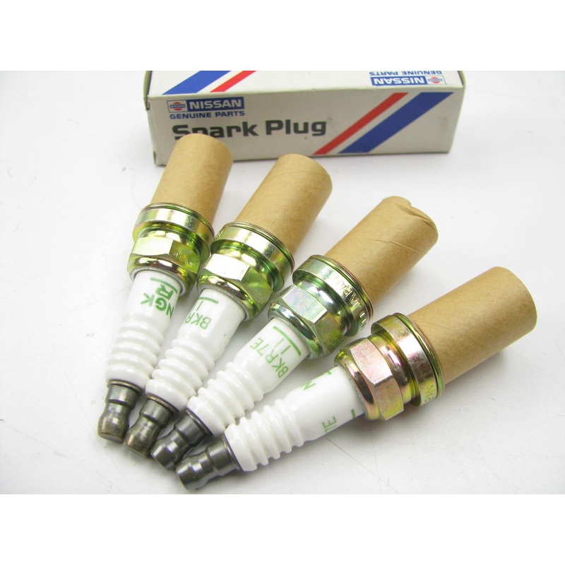 (4) NEW GENUINE Spark Plugs NKG BKR7E-11 OEM For Nissan 22401-50Y07