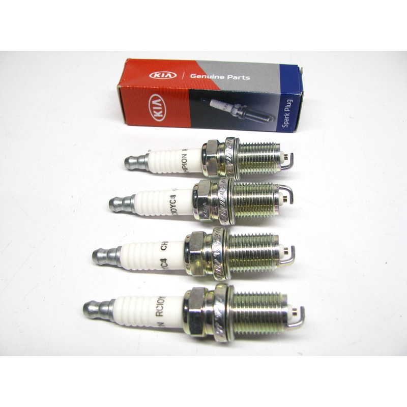 (4) NEW - OEM 18823-11101 Ignition Spark Plugs For Kia