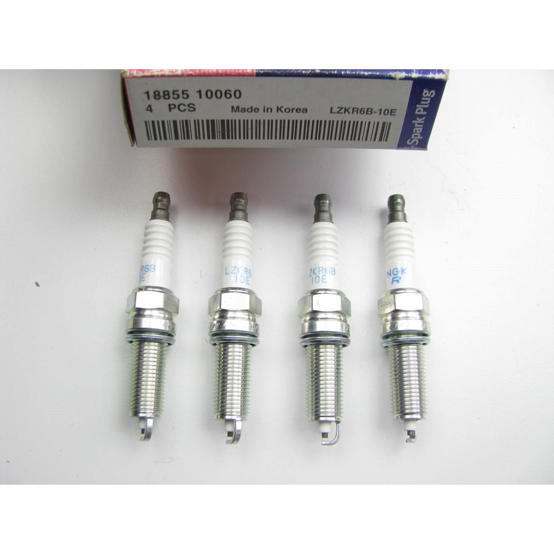 (4) NEW - OEM 1885510060 Spark Plugs For 2010-2011 KIA Soul 1.6L