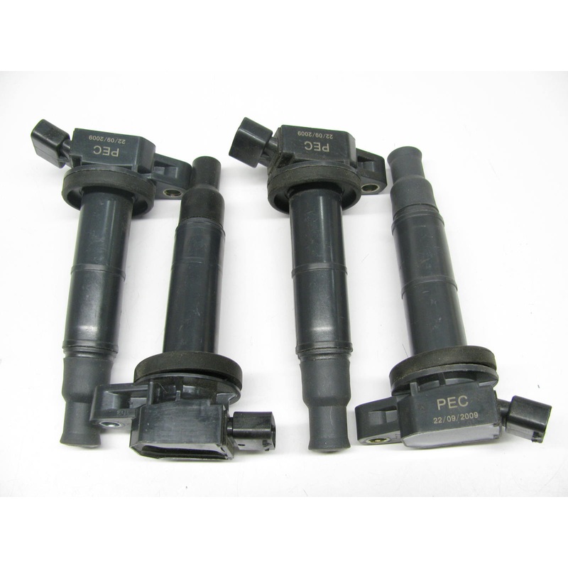 (4) New Unboxed PEC VF316 Ignition Coils 2000-12 Toyota Yaris 1.5L 90919-02240