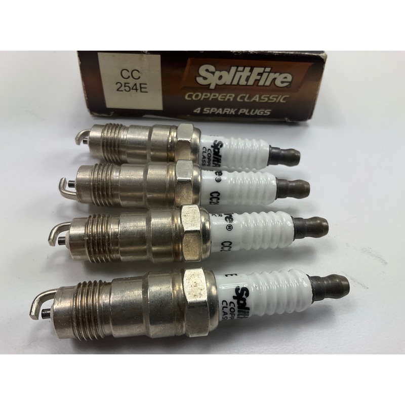 (4) Splitfire CC254E Ignition Spark Plugs - Copper Resistor