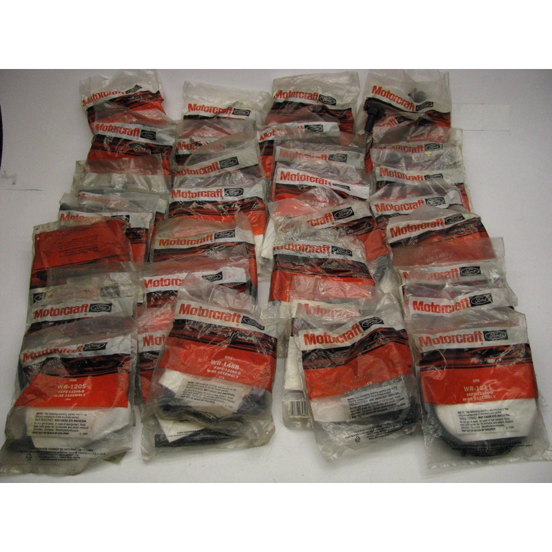 (34) Motorcraft SPARK PLUG WIRES-LOT2 Assorted Ignition Single Spark Plug Wires