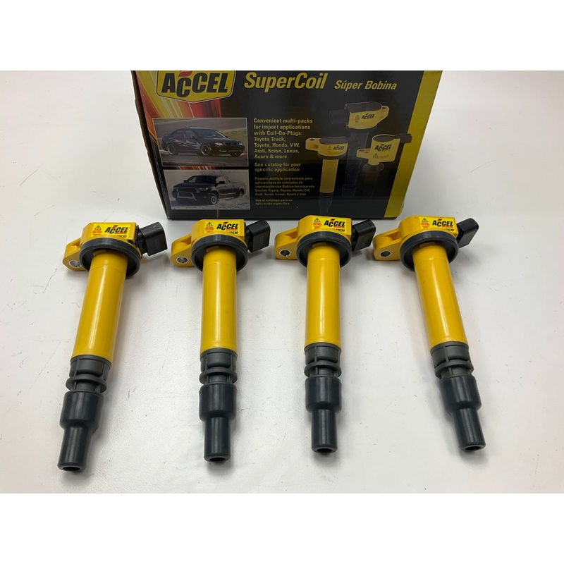 (4) Accel 140630 Performance Direct Ignition Coils