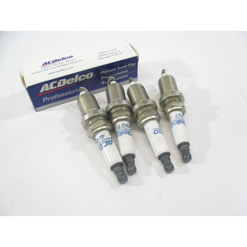 (4) Acdelco 41-807 Ignition Spark Plugs - Double Platinum