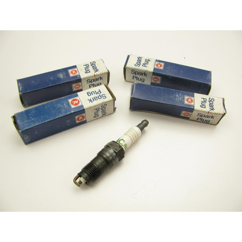(4) Acdelco R43NTSE Ignition Spark Plugs - Copper Resistor