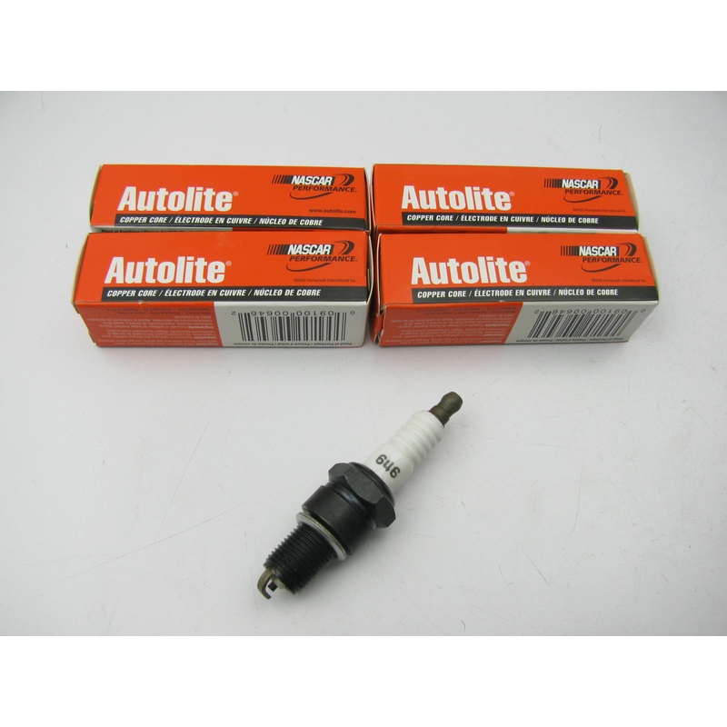 (4) Autolite 646 Ignition Spark Plugs - Copper Resistor