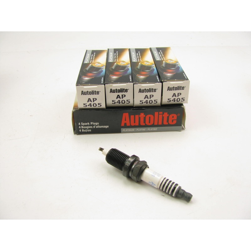 (4) Autolite AP5405 Ignition Spark Plugs - Platinum