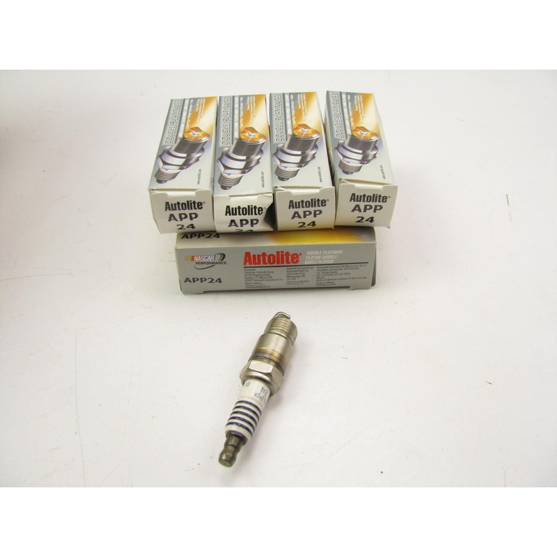 (4) Autolite APP24 Ignition Spark Plugs - Double Platinum