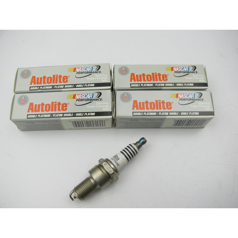 (4) Autolite APP65 Ignition Spark Plugs - Double Platnium