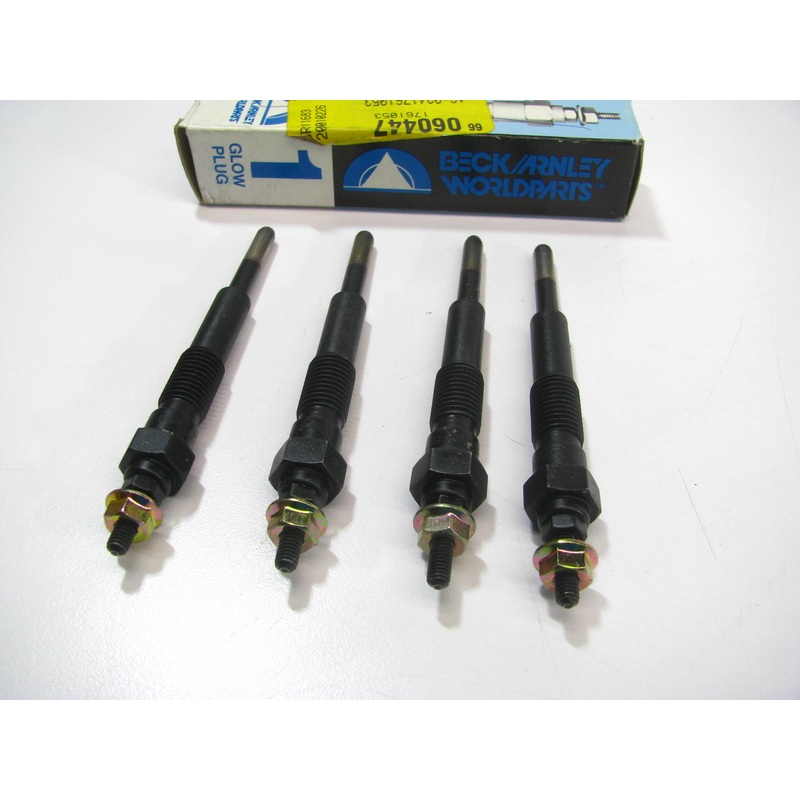 (4) Beck Arnley 176-1053 Diesel Glow Plugs 1978-1980 Toyota Landcruiser 4-CYL