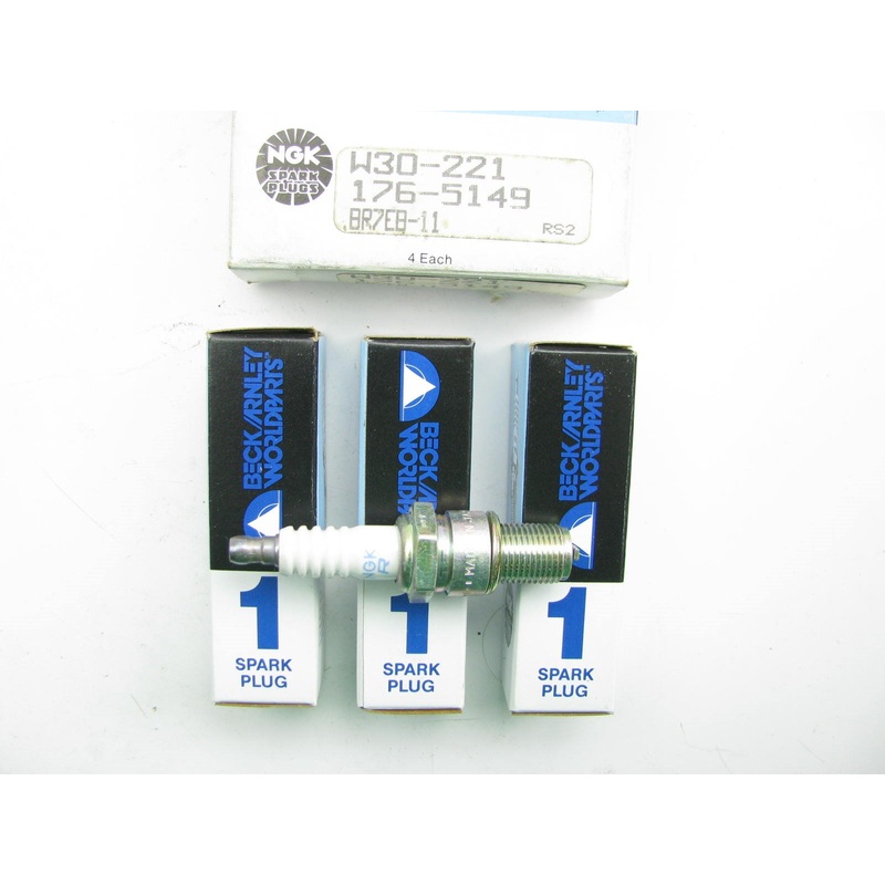 (4) Beck Arnley 176-5149 Spark Plugs NGK BR7EB-11  1980 Honda Civic