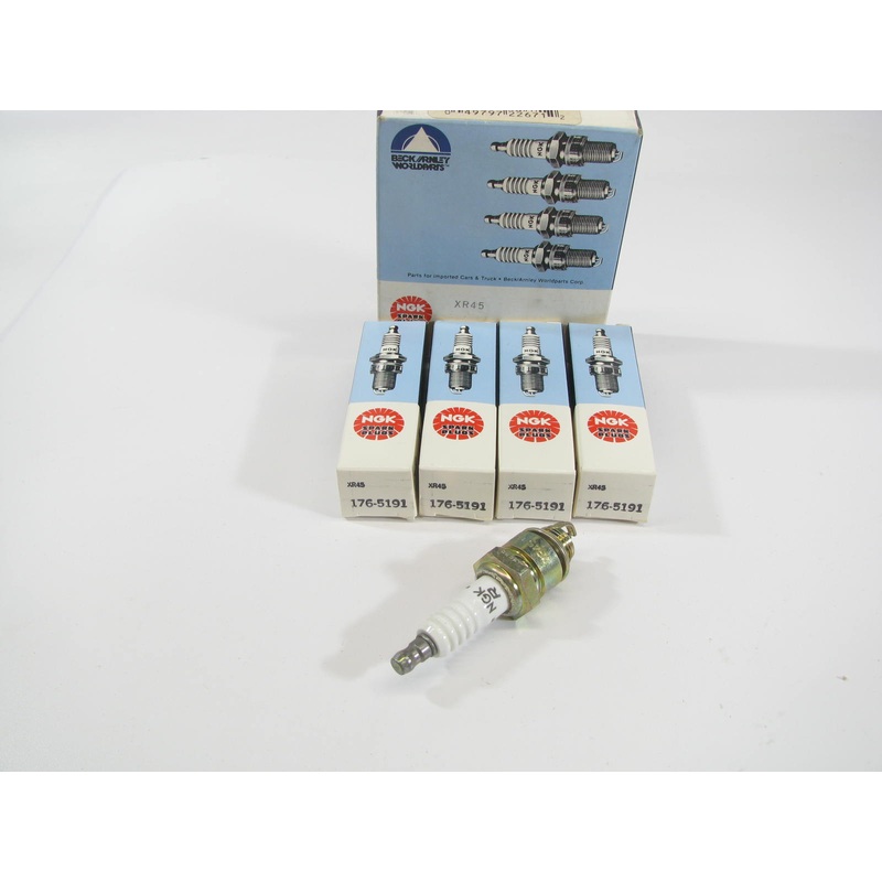 (4) Beck Arnley 176-5191 NGK Ignition Spark Plugs XR45 4536