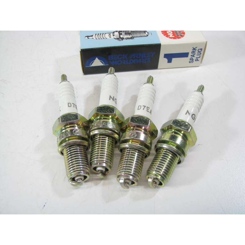 (4) Beck Arnley 176-5230 NGK D7EA Ignition Spark Plugs 1988-1991 BMW M3 2.3L-L4