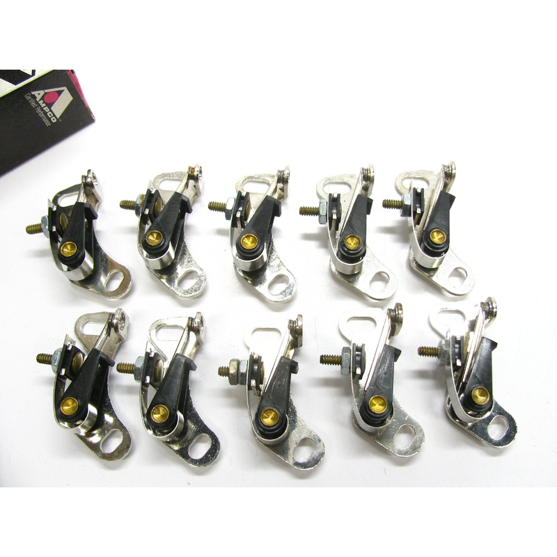 (10) Ampco F1096MV Distributor Ignition Points Contact Set