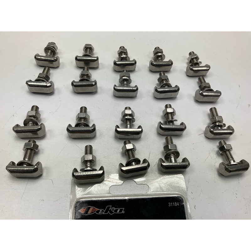 (10) DEKA 31184 Battery Terminal T-Bolts W/ Nuts