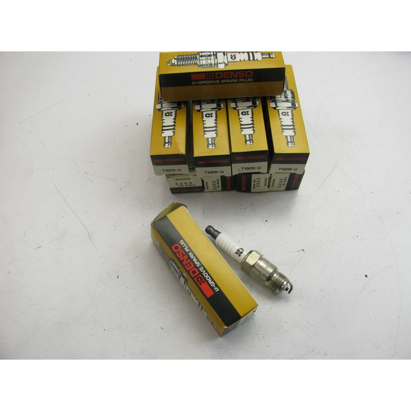 (10) Denso W20EXR-U Ignition Spark Plugs - U-Groove