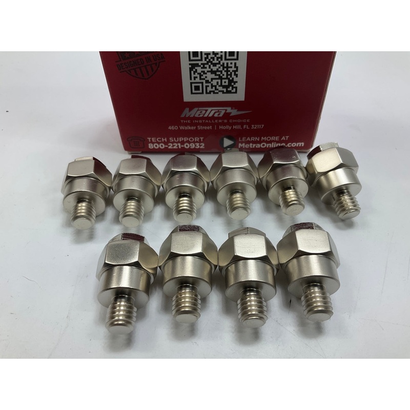 (10) Metra TGMPB Tsunami GM Battery Side Post Adapter Terminal 5/16''