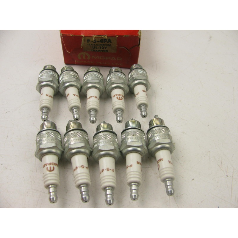 (10) NEW - OEM Mopar P-5-4PA Ignition Spark Plugs - UL12Y