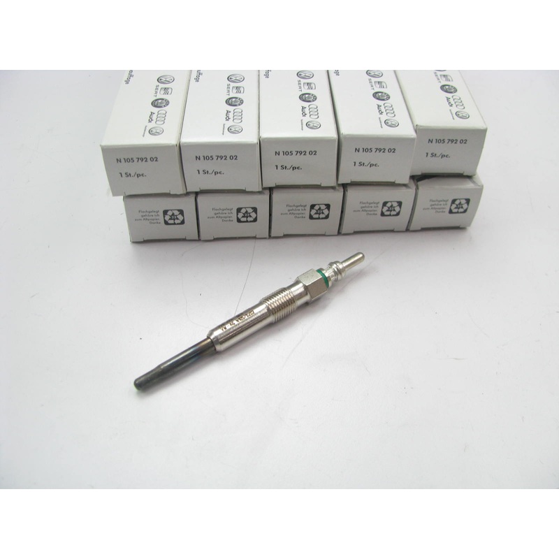 (10) NEW - OEM VW Audi N 10579202 Diesel Glow Plug For 2004-2006 1.9L TDI