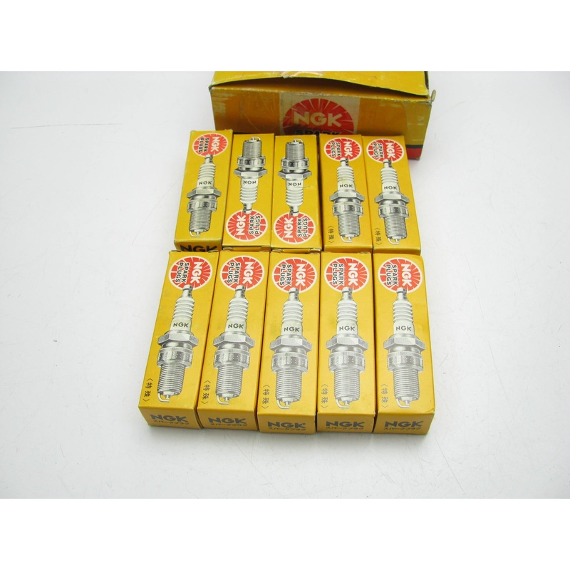 (10) NGK B7EB Ignitions Spark Plugs