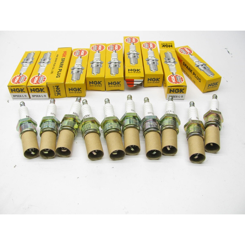 (10) NGK BP5EAL-11 Spark Plugs