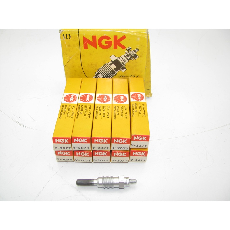 (10) NGK Y207T Diesel Glow Plugs For 1979-1980 Audi 5000