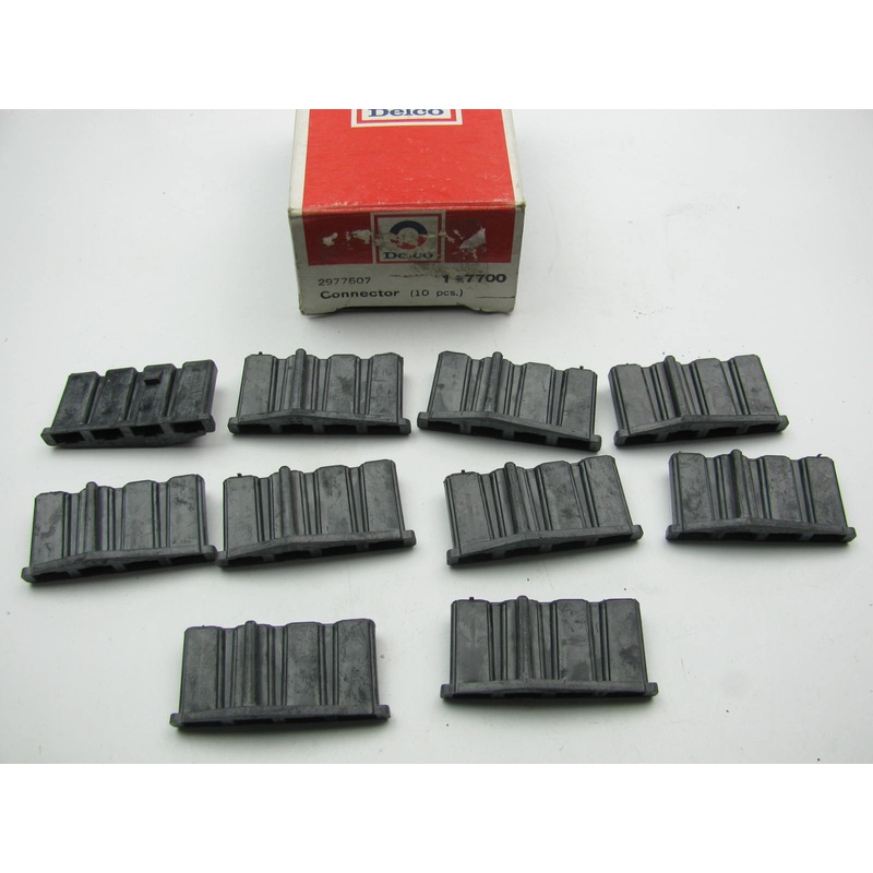 (10) Pcs - NOS Delco 7700 1962-1966 Chevy DELCOTRON Voltage Regulator Connectors