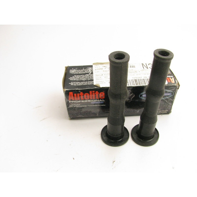 (2) Autolite 50022-1-2 Direct Ignition Coil Boot 1994-1995 Toyota Lexus 3.0L