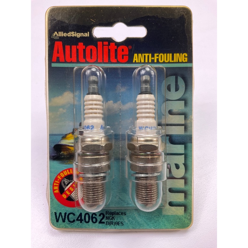(2) Autolite WC4062 Marine Spark Plugs - Replaces NGK BR9ES, 5722