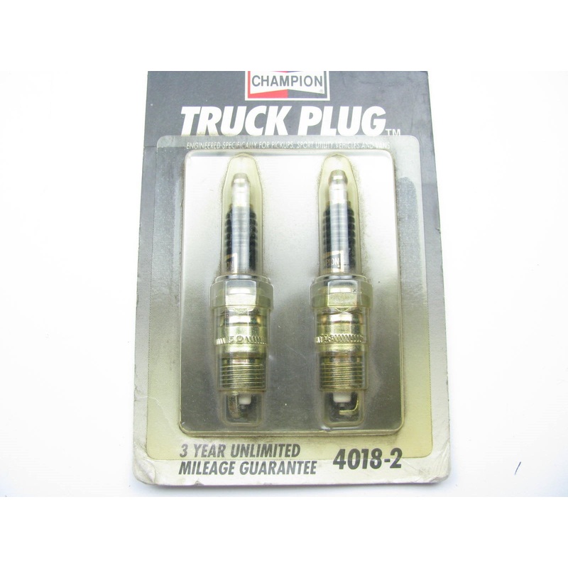 (2) Champion 4018 Truck Spark Plugs