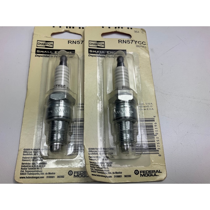 (2) Champion 954C Small Engine Spark Plugs RN57YCC