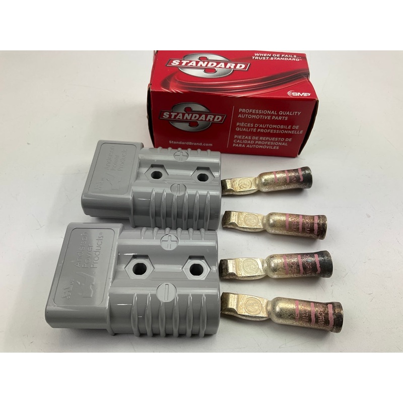 (2) Standard SAFE-MATE Forklift Charge Charging Connector PAIR 175 Amp 1/0 Gauge