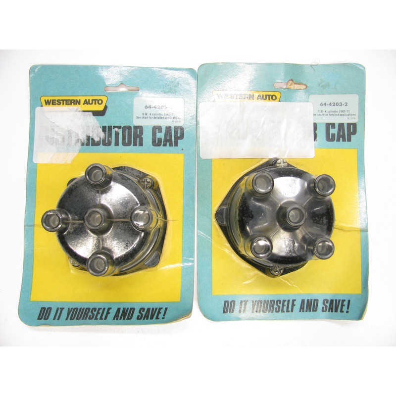 (2) Western Auto 64-4203-2 Ignition Distributor Cap