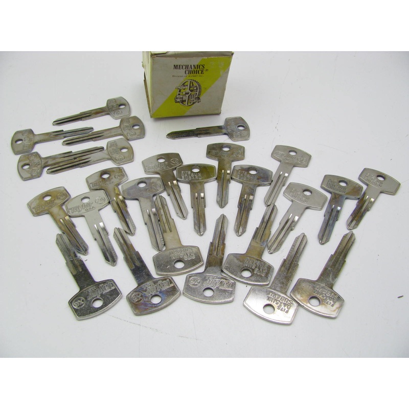(25) Mechanics Choice 79806 Ignition & Door Key Blank For 1970-1980 Datsun