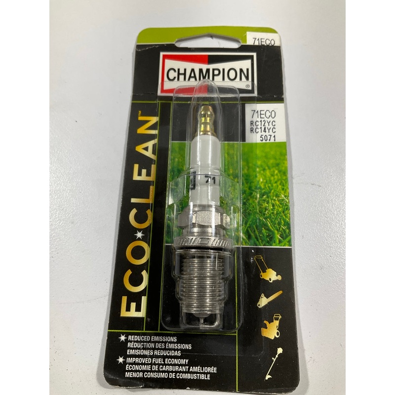 (1) Champion 71ECO ECO-CLEAN Spark Plug Replaces RC12YC;  RC14YC; 71EZ; 5071
