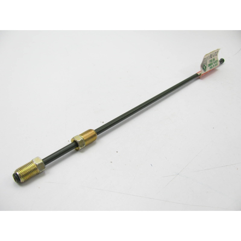AGS PAJ312 Metric Thread Standard Flare Steel Brake Line - 3/16  X 12'', M10x1mm